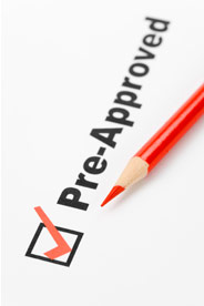 Pre-approval for home financing